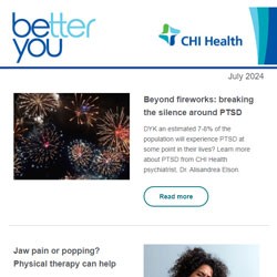 Preview of Better You eNewsletter